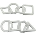 thumbnail image 6 of 15"W, 2"H White Wood Chain Sculpture, by CosmoLiving by Cosmopolitan (2 Count), 6 of 7