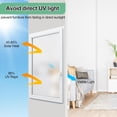 thumbnail image 2 of Frosted Glass Window Film,35.4x118.1 Inches Privacy Film Anti Uv, Frosted Window Privacy Film Non Adhesive, Window Film Privacy for Bathroom Home and Office, 29.5 x 78.7 Inches, 2 of 5
