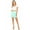 Aqua, variant on MOA Collection Women's Essential High Waist Solid Pull-On Shorts for Casual Wear