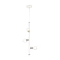 thumbnail image 5 of 45863-03 Livex Lighting Bannister - 3 Light Pendant in Mid Century Modern Style - 6 Inches wide by 29.5 Inches high-White Finish    -Traditional, 5 of 8