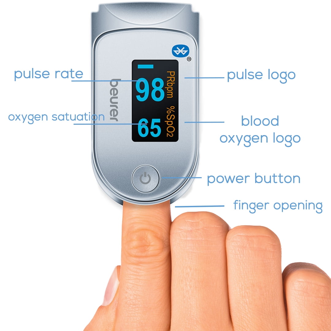 Beurer Bluetooth Digital fingertip Pulse Oximeter, Maroc