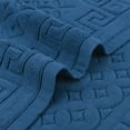 thumbnail image 4 of Unique Bargains Cotton Bath Mat Soft Bathroom Rug Absorbent Floor Towel Mats Blue, 4 of 7