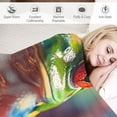 thumbnail image 3 of Orinice Frog with Red Eyes Warm Lightweight Blanket Soft Fleece Blankets All Seasons Excellent Hand Feel Plush Blankets 40x50in, 3 of 6