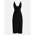 thumbnail image 4 of No Boundaries Ruffle V Neck Maxi Dress, Women's XXS-XXL, 4 of 4