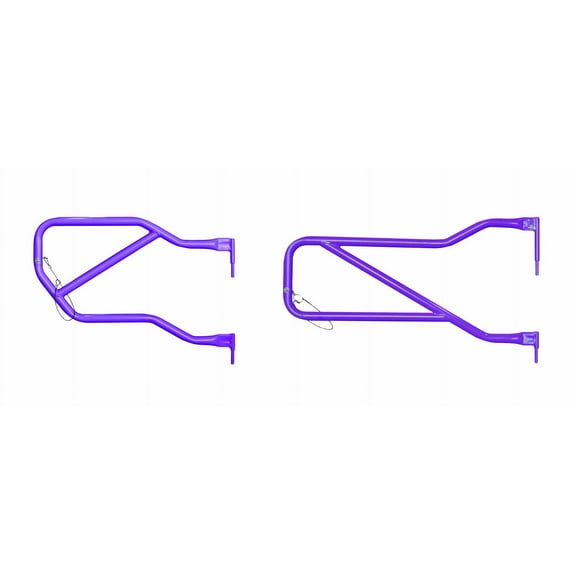 Steinjäger Doors Wrangler JK 2007-2018 Trail, Tubular Style Front and Rear Doors Sinbad Purple