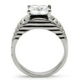 thumbnail image 4 of Womens Rings High polished (no plating) 316L Stainless Steel Ring with No Stone TK036, 4 of 5
