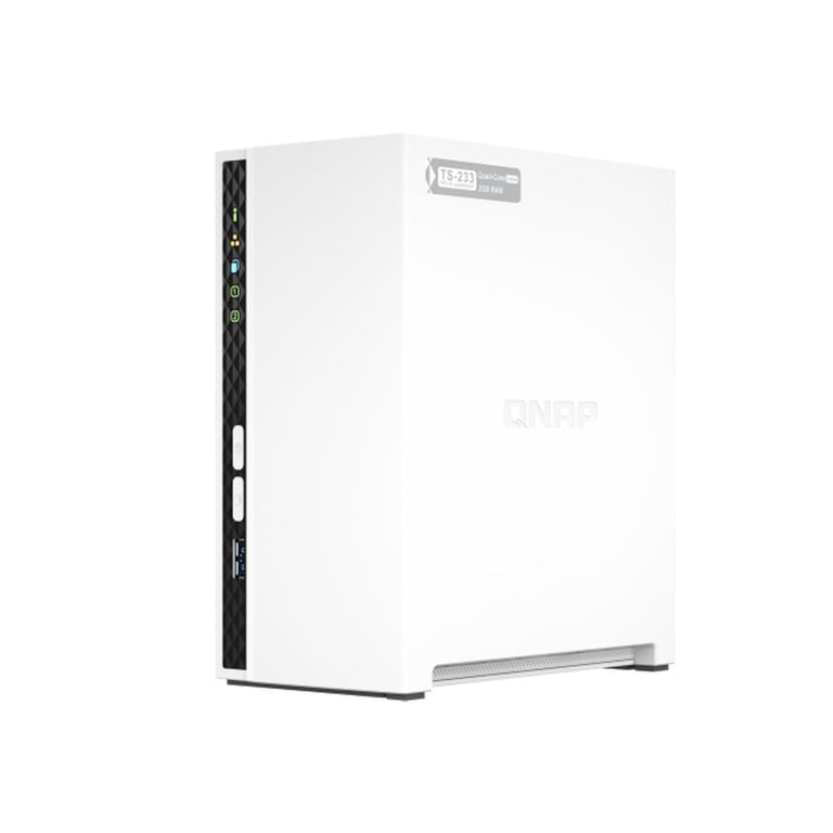 QNAP TS-233-US NAS Server & Cloud Backup Diskless System Network