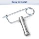 thumbnail image 5 of Uxcell 8-Pack Pin de Seguridad de Chaveta en Forma de Broche, Pines de Acero de Resorte M3x63mm, Sujetadores de Broche de Bloqueo Rápido, Clips Retenedores Pesados, 5 of 7