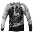 thumbnail image 3 of Sudadera con capucha de Jesús con estampado cristiano en 3D para hombre y mujer, moda Y2K, sudadera con capucha de gran tamaño, ropa de calle, jerséis con capucha, ropa para niños, 3 of 5