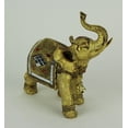 thumbnail image 2 of Golden Decorated Eastern Elephant Statue, 2 of 4