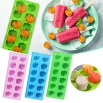 Halloween Pumpkin Silicone Candy Mold, Reusable Chocolate and Ice Tray for Holiday Treats