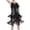 Mint Green, variant on Women Sequin Tassel Dress Latin Dance Dress Stage Performance Dress