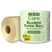WBM Bamboo Toilet Paper, 3-Ply Tissue Roll Tree Free Paper, 20 Roll Count, 4160 Total Sheets