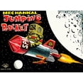 thumbnail image 2 of Retrobot 18x15 White Modern Wood Framed Museum Art Print Titled - Mechanical Jumping Rocket, 2 of 4