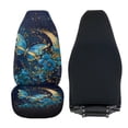 thumbnail image 4 of Uorisanigo Car Seat Covers Front Seats, Flurry Blue Butterfly Bucket High Back Car Front Seat Covers, Full Coverage Auto Seats Cushion Protection Fit for Most Cars, Automotive Accessories, 4 of 7