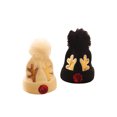 thumbnail image 3 of Gupgi Kids Woolen Hat, Unisex Sequins Antler Patterns Knitted Hat Beanie, 3 of 4