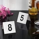 thumbnail image 2 of Letrero de acrílico para mesa, letreros con números de mesa del 1 al 10, numeración de mesa blanca, 2 of 8