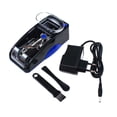 thumbnail image 2 of Máquina para liar cigarrillos eléctrica Máquina automática para hacer cigarrillos y tabaco Rodillo para hacer inyectores de tabaco portátil 0.31"/8 mm y la mayoría del papel de liar (Azul), 2 of 5