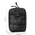 thumbnail image 4 of Bolsa táctica para botiquín de primeros auxilios médico, almacenamiento seguro, kit de emergencia de supervivencia, bolsa táctica para fanáticos del ejército, 4 of 6