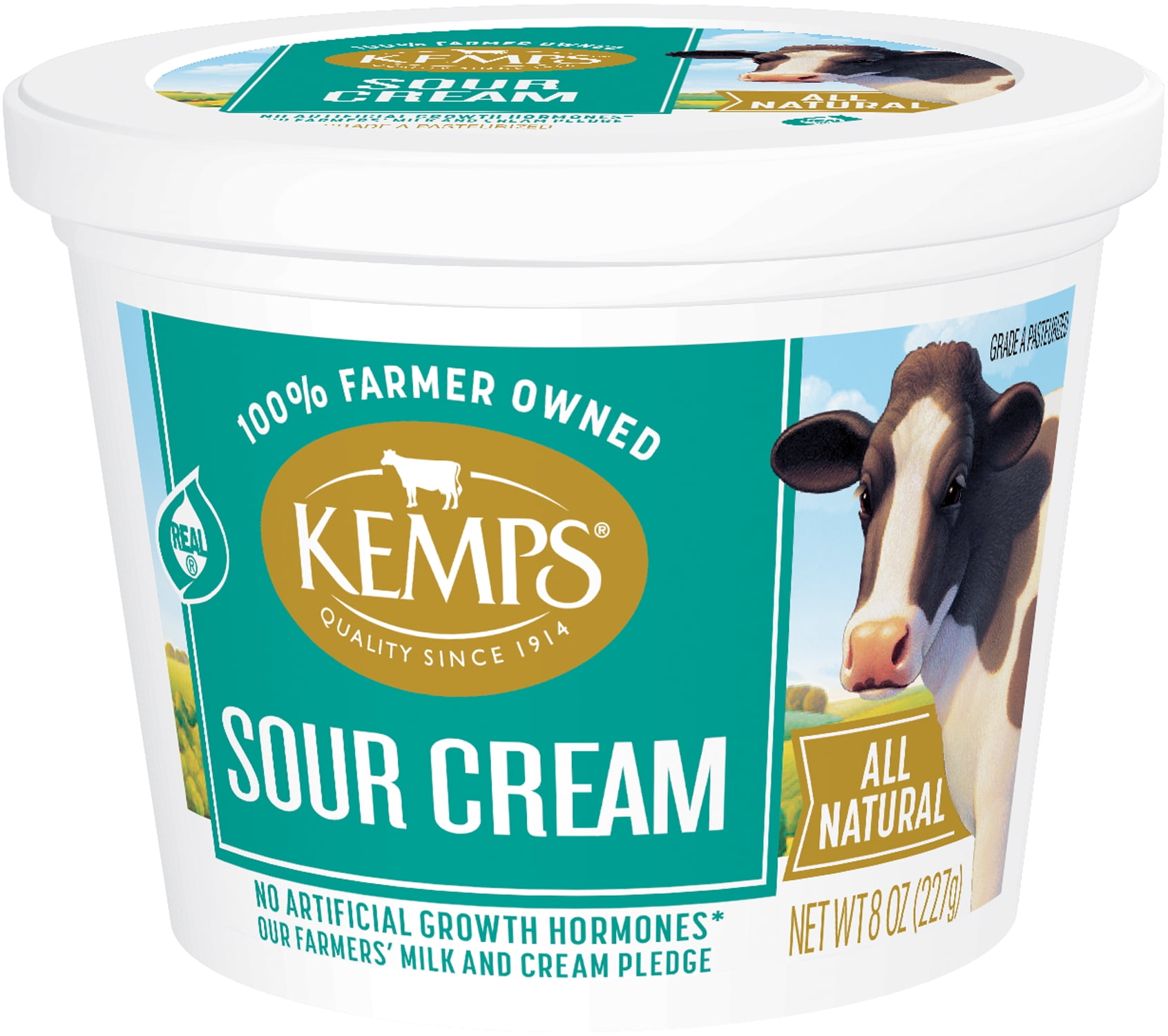 Kemps Grade A Sour Cream, 8 Oz.