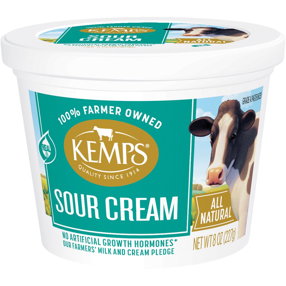 Kemps Grade A Sour Cream, 8 Oz.