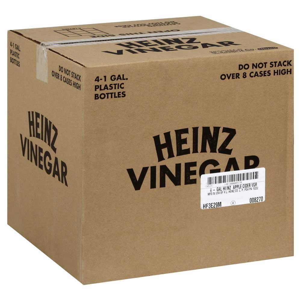 4 PACKS : Vinegar Apple Cider 4 Case 1 Gallon by