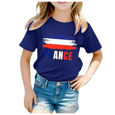 

Girls T Shirts Toddler Boys Prints Short Sleeve Prints Girl T-Shirts Y2K