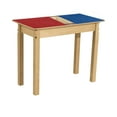 thumbnail image 2 of Time-2-Play 35"W Natural Children Activity Play Desk With Trough Lego Compatible Blocks Play Table, 2 of 5