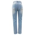 thumbnail image 2 of Vedolay Women's Work Pants Women High Waisted Destroyed Flared Jeans Bell Bottom Denim Pants,Blue L, 2 of 5