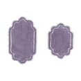 thumbnail image 6 of Home Weavers Allure Collection 100% Cotton Non-Slip Bathroom Rug Set Machine Washable Bathroom Rug-17"x24", Bath Rug- 21"x34", Purple Color 2 Piece Bath Rug set, 6 of 9