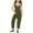 Armygreen, variant on Sherrylily Girls Casual Sleeveless Spaghetti Strap Jumpsuit Loose Fit Romper Long Pants with Pockets
