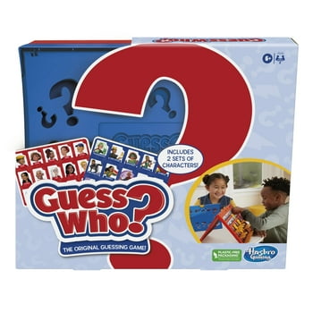 Guess Who? Original Guessing Board Game Double-Sided Character Sheet
