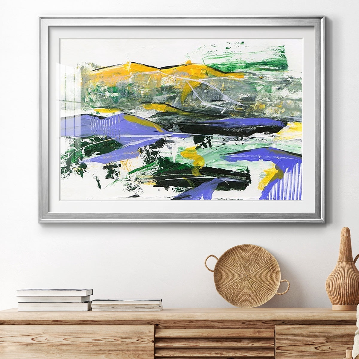 Silent Mountain III Premium Framed Print - Ready to Hang