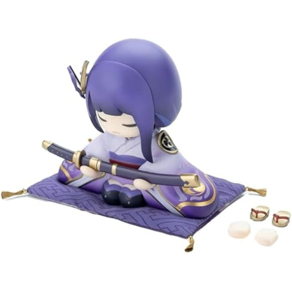 Genshin Impact Raiden Shogun Figure Raiden Ei Beelzebul PVC Model Collection 7in/18.5cm Adult Kids Figure Gift