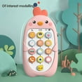 thumbnail image 4 of Kid Phone Toy Educational Learning Cartoon Chick Pink, 4 of 8
