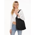 thumbnail image 5 of Bolso de pana con cremallera, impermeable, para mujer, con bolsillos y compartimentos, de gran capacidad, para el hombro., 5 of 5