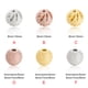 thumbnail image 2 of 10 piezas de cuentas de bola redondas, cuentas espaciadoras plateadas plateadas, suministros de joyería hechos a mano, accesorios para hacer Ropa, zapatos y accesorios Miscelánea Color dorado 5MM Qarigey AP010775-09B, 2 of 6