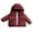 Red, variant on REDARER Kids Solid Color Down Jacket, Rounded Neck Hooded Coat for Boys Girls, Windproof Warm Winter Outwear,Size:7-8 Years
