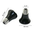 thumbnail image 4 of 25-75W Pet Reptile Breed Ceramic Heat Emitter Heater Light Brooder Lamp Bulb, 4 of 10