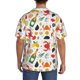 thumbnail image 3 of Balery Crabs Shrimps Camisa Casual de Manga Corta con Botones para Hombre, Texturizada, Estilo Cubano, para Playa, Verano-Small, 3 of 5
