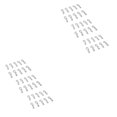 thumbnail image 1 of 30 Pcs Clips de Carrosserie RC 1.2mm Assortiment Kit de Fixation en Métal Portable en Forme de R Automobile 2Ensemble, 1 of 6