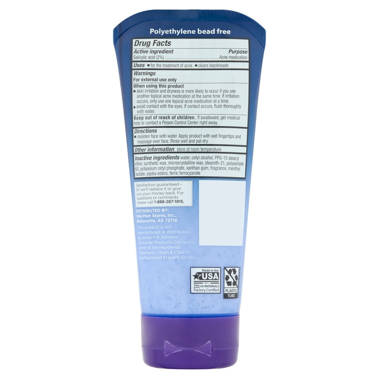 Equate Beauty Blackhead Clearing Scrub 5 oz Walmart