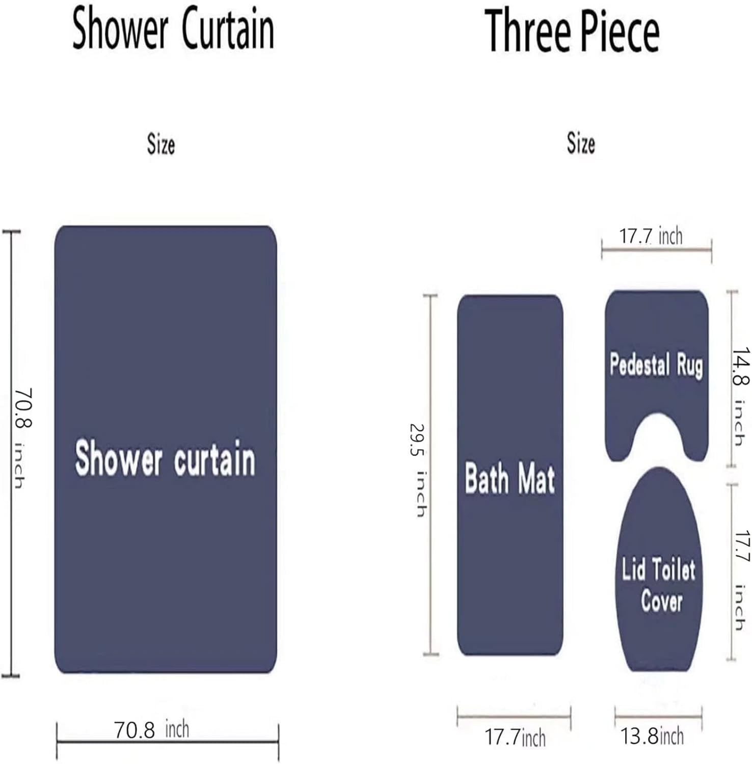 Red Rose 4 Pcs Shower Curtain Sets Non-Slip Rugs Bath Mat Toilet Cover U Shaped Mat Black Red Shower Curtain with 12 Hooks Red Rose Bathroom Set