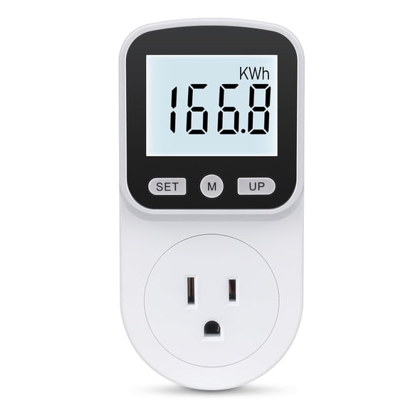 Enchufe medidor de energía doméstico, monitor de energía, uso de electricidad