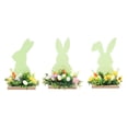 thumbnail image 2 of Decoraciones de Pascua Signos en Forma de Conejo Suministros para Fiestas Decoraciones Centro de Mesa Adornos de Mesa para Primavera, Vacaciones, Come Fernando Decoraciones de Pascua, 2 of 8