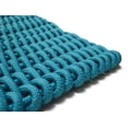 thumbnail image 2 of Handwoven Rope Door Mat Rug - Aqua - MEDIUM ( 19" X 33"), 2 of 2