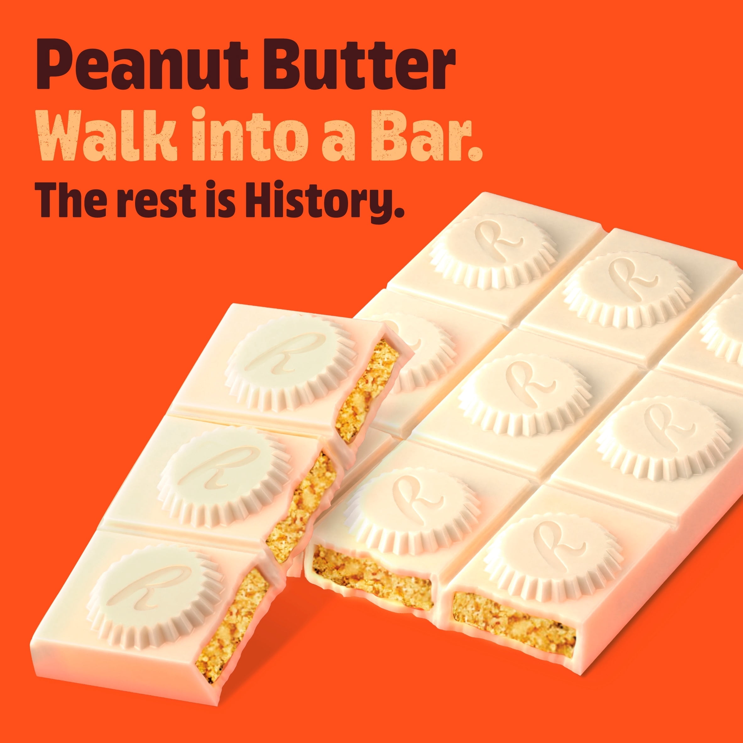 Reese's Peanut Butter White Chocolate Bar 90g, Imported from Britain