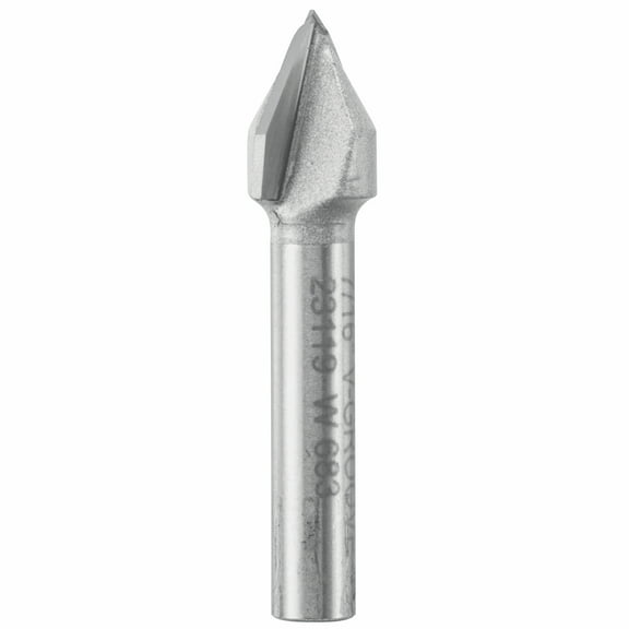 Vermont American 23119 1/2" V Groove Router Bit