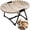 White, variant on CLIQKWEN Premium Product Foldable Cat Hammock - Free Standing Elevated Pet Bed with Breathable Mesh - Lightweight No Assembly Cat Cot for Indoors and Outdoors - for Cats and Small Dogs