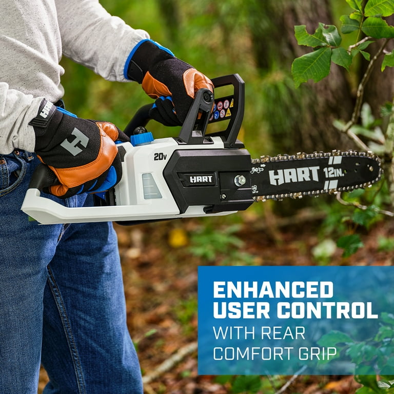 HART 20 Volt 12 inch Cordless Chainsaw 1 20V 4.0Ah Lithium Ion Battery